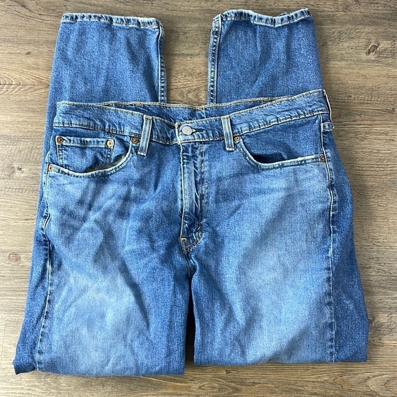 Levi’s 514 Men’s Straight Fit Blue Jeans, size 38x30 - Picture 3 of 11